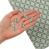 150 pcs, Dollhouse Flooring, 1:12 Scale Doll House Tiles, Miniature Checkerboard Floor, REDUCIO! (Green Lattice Tile) view 1