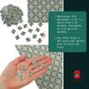 150 pcs, Dollhouse Flooring, 1:12 Scale Doll House Tiles, Miniature Checkerboard Floor, REDUCIO! (Green Lattice Tile) view 4