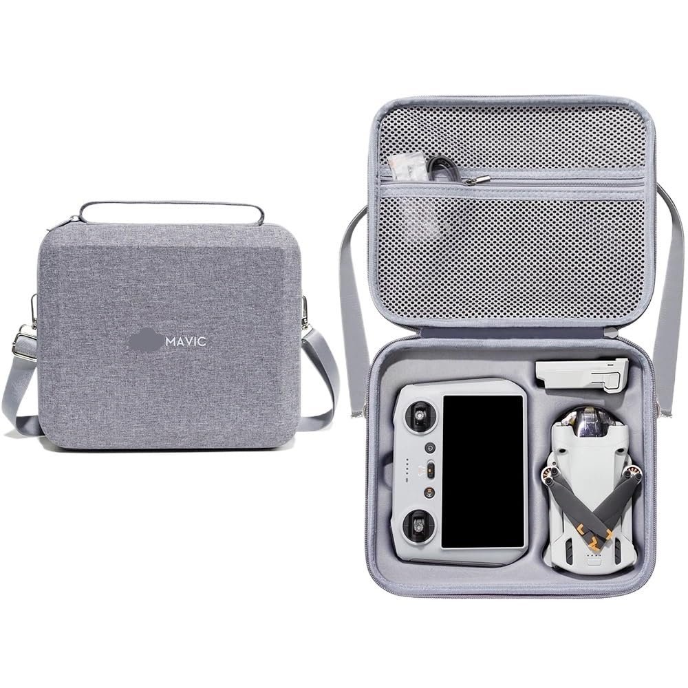 ELBFAE Suitable for DJI Mini 3/Mini 3 Pro Drone Shoulder Bag, Storage Box, RC and RC N1 Remote Control Protection Accessories (Color : B)