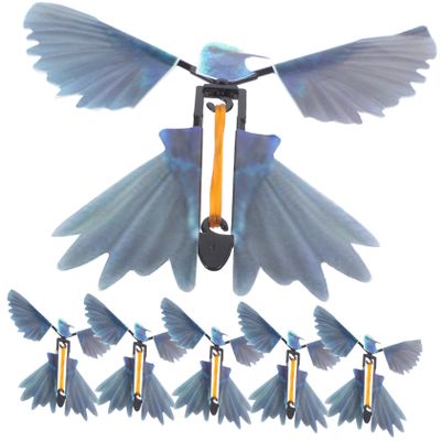 Abaodam 6pcs Wind-up Flying Hummingbird Toy Fun Festival Plaything for Performance Indoor Outdoor Use for Parties Creative Ideas