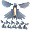 Abaodam 6pcs Wind-up Flying Hummingbird Toy Fun Festival Plaything for Performance Indoor Outdoor Use for Parties Creative Ideas view 1