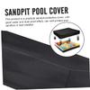 OFFSCH Garden Cover Sandbox Cover for Outdoor Use Square Pool Cover with Drawstring Durable and Protective Canopy for Sandboxes view 3