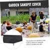 OFFSCH Garden Cover Sandbox Cover for Outdoor Use Square Pool Cover with Drawstring Durable and Protective Canopy for Sandboxes view 4