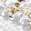 Personalized Winter Carseat Cover for Baby Custom Name Car Seat Canopy for Newborn Baby Boys Girls 2 in 1 Mom Nursing Breastfeeding Covers Cow Minky Baby Carrier Stroller Covers view 4