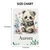 Personalized Winter Carseat Cover for Baby Custom Name Car Seat Canopy for Newborn Baby Boys Girls 2 in 1 Mom Nursing Breastfeeding Covers Panda Minky Baby Carrier Stroller Covers view 3