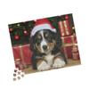 1000 Pieces Christmas Puzzles for Kids and Adults, Bernese Mountain Dog Difficulty Jigsaw Puzzles, Animal Wooden Puzzle for Boys Girls Family Friends, Home Decor Funny Games Toys Gifts view 1