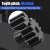 48P Pinion Gear Set 1/8 inch Hole Compatible with 0.8 Metric Pitch 3.175mm Shaft 19T 20T 21T 22T 23T with Hex Key and 5 Grub Screws view 4