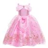 Aurora Princess Costume for Girls Birthday Party Outfit Halloween Cosplay Dress up with Accessories for 7-8 view 2
