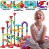 ailixinda 93 PCS Marble Toy Premium Set,STEM Educational Building Block Toy,Marble Track Race Set with 30 Glass Marbles for Boys & Girls,Construction Building Blocks Toys for Kids view 4