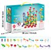 ailixinda 197 PCS Marble Toy Premium Set,STEM Educational Building Block Toy,Marble Track Race Set with 50 Glass Marbles for Boys & Girls,Construction Building Blocks Toys for Kids view 4