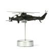 ZEZEFUFU 1:100 Scale Alloy Chinese Armed WZ-10 Helicopter Airplane Model Home Office Decoration Gifts view 1