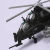 ZEZEFUFU 1:100 Scale Alloy Chinese Armed WZ-10 Helicopter Airplane Model Home Office Decoration Gifts view 3