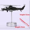 ZEZEFUFU 1:100 Scale Alloy Chinese Armed WZ-10 Helicopter Airplane Model Home Office Decoration Gifts view 4
