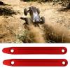 BusoTh Replace RC Roof Rails, Wearable Prevent Deformation Metal RC Car Roof Fixing Rail for 1/7 RC Vehicle (Red) view 2