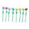 Toyvian 8pcs Plush Rose Bulk Roses Baby Outdoor Toys Car Decor Artificial Rose Graduation 2022 Plush Home Bouquet Adornment Wedding Decor Rose Toy Miss Felt Sofa view 1
