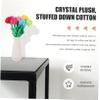 Toyvian 8pcs Plush Rose Bulk Roses Baby Outdoor Toys Car Decor Artificial Rose Graduation 2022 Plush Home Bouquet Adornment Wedding Decor Rose Toy Miss Felt Sofa view 4