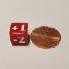 10x Red Micro CCG Stats and Damage Modifier Dice Compatible with Disney Lorcana and Magic: The Gathering (10mm) view 2