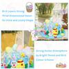 DERAYEE Easter Bonnet Kit, Chick Bunny Egg DIY Art Craft Kits Make Your Own Cute Hat for Easter Craft (Blue) view 3