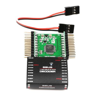 MOUDOAUER 16CH Receiver Signals Converter, DIY RC 16CH Sbus to PWM/PPM/DECODER for Futaba for Frsky Transmitter