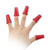 10pc Double Red Thimble Nested Double Finger Cap Professional Magic Props Red Finger Caps Gimmick Close up Real Street Stage Magic Trick view 3