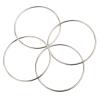 Chinese Linking Rings 4 Rings Set Magician's Set of (4 Inch) Gimmick Locking Stainless Steel Connecting Ring for Real Stage or Street Magic Tricks view 3