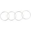 Chinese Linking Rings 4 Rings Set Magician's Set of (4 Inch) Gimmick Locking Stainless Steel Connecting Ring for Real Stage or Street Magic Tricks view 4