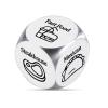 10 Year for Him Her - Food Decision Dice for Date Night - What to Eat for Dinner - Funny Gag Gift for Women Men Adults Couples - Birthday Easter Basket Stuffers view 1