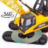Qcar 1/35 Heavy Duty Construction Metal Crawler Crane, Truck Crane Vehicle Toys for Kids, Outdoor Sandbox Car Toys, Birthday Gift Toddler Boy Kid view 3