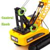 Qcar 1/35 Heavy Duty Construction Metal Crawler Crane, Truck Crane Vehicle Toys for Kids, Outdoor Sandbox Car Toys, Birthday Gift Toddler Boy Kid view 4
