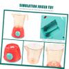 Vaguelly Simulation Juicer Toy for Boy Girl Extractor Playset Realistic Design to Hands Skills and Logical Thinking Kitchen Appliance for Pretend Play view 4