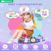 KOKODI Kids Smart Phone Toys, Birthday Gifts Unicorn Toddler Play Phone for Girls 3-10, Touchscreen HD Dual Camera Cell Phone, Travel Toy Preschool Learning Toy for Kids (Purple) view 4