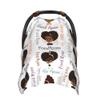 Personalized Car Seat Covers for Babies Custom Name Black Girl Car Seat Canopy for Girls Princess Nursing Breastfeeding Covers Afro Puff Newborn Toddler African American Minky Baby Blanket view 1
