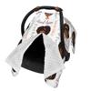 Personalized Car Seat Covers for Babies Custom Name Black Girl Car Seat Canopy for Girls Princess Nursing Breastfeeding Covers Afro Puff Newborn Toddler African American Minky Baby Blanket view 2