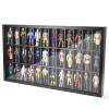 3.75 inch Figure Collectors Showcase, Display Frame Case for Action Figures, Dustproof Cabinet Box for Collectibles, Compatible with Star was/ Gi Jeo Classified Series, 24.61" X 1.65" X 13.98" view 1
