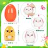 24 Pack Easter Eggs Filled with Squishy Toys, Easter Basket Stuffers Fillers with Kawaii Animals Toys, Kids Easter Theme Party Favors & Classroom Prizes, Ideal Easter Eggs Gifts for Boys Girls view 4