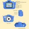 Dinosaur Kids Digital Camera, HD Dual Camera 4800W 1080P Selfie Digital Video Camera, for Girls Boys Age 3-12, Cute Portable Toy, Selfie Camera view 4