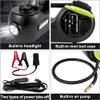 YoiTs 5 Ton 12V Electric Car Jack Kit + Impact Wrench LED Light Portable Hydraulic Jack 15-36 CM Tire Lifting Car Repair Tool view 2
