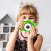 awakentti Children's Camera Toys, Children Digital Video Camcorder Camera with Cartoon Soft Silicone Cover, Cute Portable Toy for Kids Aged 3-12 Years Old (Green) view 2
