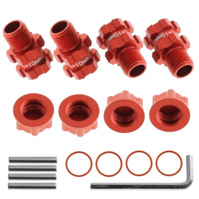 4X Metal 14mm to 17mm Wheel Hex Hub Adapter for Arrma Senton Granite 4X4 3S RC Crawler Car Spare Part Accessory