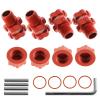 4X Metal 14mm to 17mm Wheel Hex Hub Adapter for Arrma Senton Granite 4X4 3S RC Crawler Car Spare Part Accessory view 1
