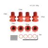 4X Metal 14mm to 17mm Wheel Hex Hub Adapter for Arrma Senton Granite 4X4 3S RC Crawler Car Spare Part Accessory view 2