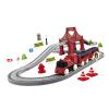 Aosekaa 40 Pieces Train Set Classic Toy, Railway Learning Educational Toys, Electric Track Accessories Car Set for Girls Boys Kids, Red view 1
