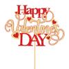 Happy Valentine's Day Cake Topper-Valentine's Day Party Decorations-Wedding Anniversary Party Decorations (340) view 2