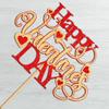 Happy Valentine's Day Cake Topper-Valentine's Day Party Decorations-Wedding Anniversary Party Decorations (340) view 3