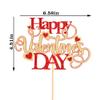 Happy Valentine's Day Cake Topper-Valentine's Day Party Decorations-Wedding Anniversary Party Decorations (340) view 4