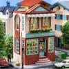 DIY Miniature House Kit, CUTEROOM Wooden Dollhouse Kit Mini House Making Kit with Furnitures, DIY Dollhouse Kit Birthday Gift for Women and Girls (Candy Cake) view 1