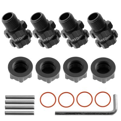 4X Metal 14mm to 17mm Wheel Hex Hub Adapter for Arrma Senton Granite 4X4 3S RC Crawler Car Spare Part Accessory
