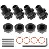 4X Metal 14mm to 17mm Wheel Hex Hub Adapter for Arrma Senton Granite 4X4 3S RC Crawler Car Spare Part Accessory view 1