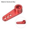 MECCANIXITY 5 Pcs Aluminum Alloy 25T Steering Servo Single Arm Horn Red for DIY RC Car/Boat/Airplane Boat Accessories view 4