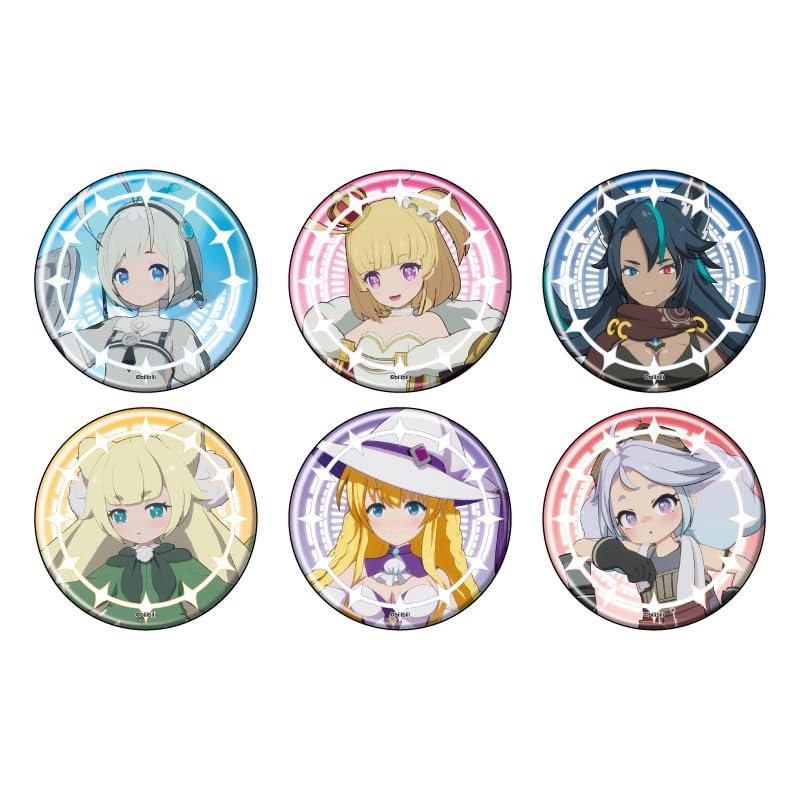 Capture Uon-Tid! ~ Save a Different World!?~ 01 Official Illustration Can Badge Box of 6
